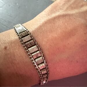 Premed Mexico 925 Sterling Silver Textured Bracelet